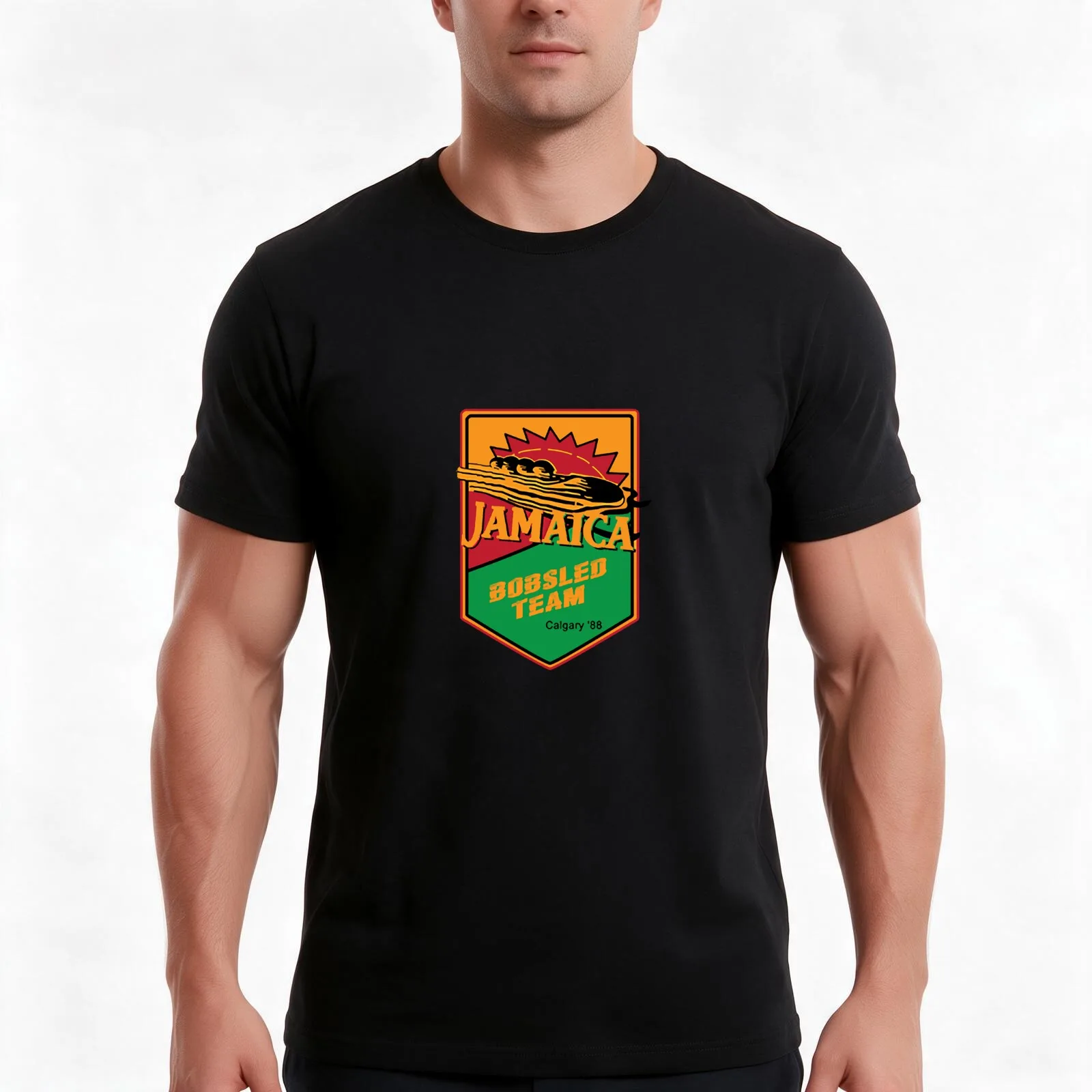 Jamaican Bobsled Team Cool Runnings T-Shirt Summer Casual Cotton Tee Oversized Streetwear Tops Vintage Graphic Print