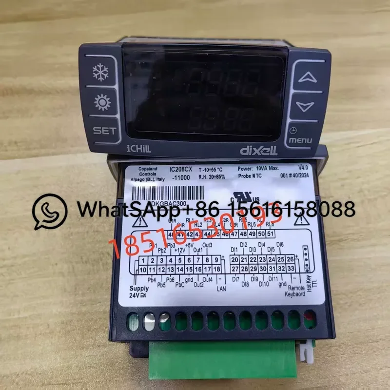 Copeland Dixell Elf Electronic Thermostat IC208CX-11100 Digital Temperature Controller Refrigeration HVAC