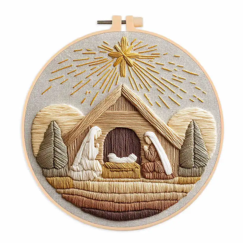 Christmas Nativity Embroidery Kit 5