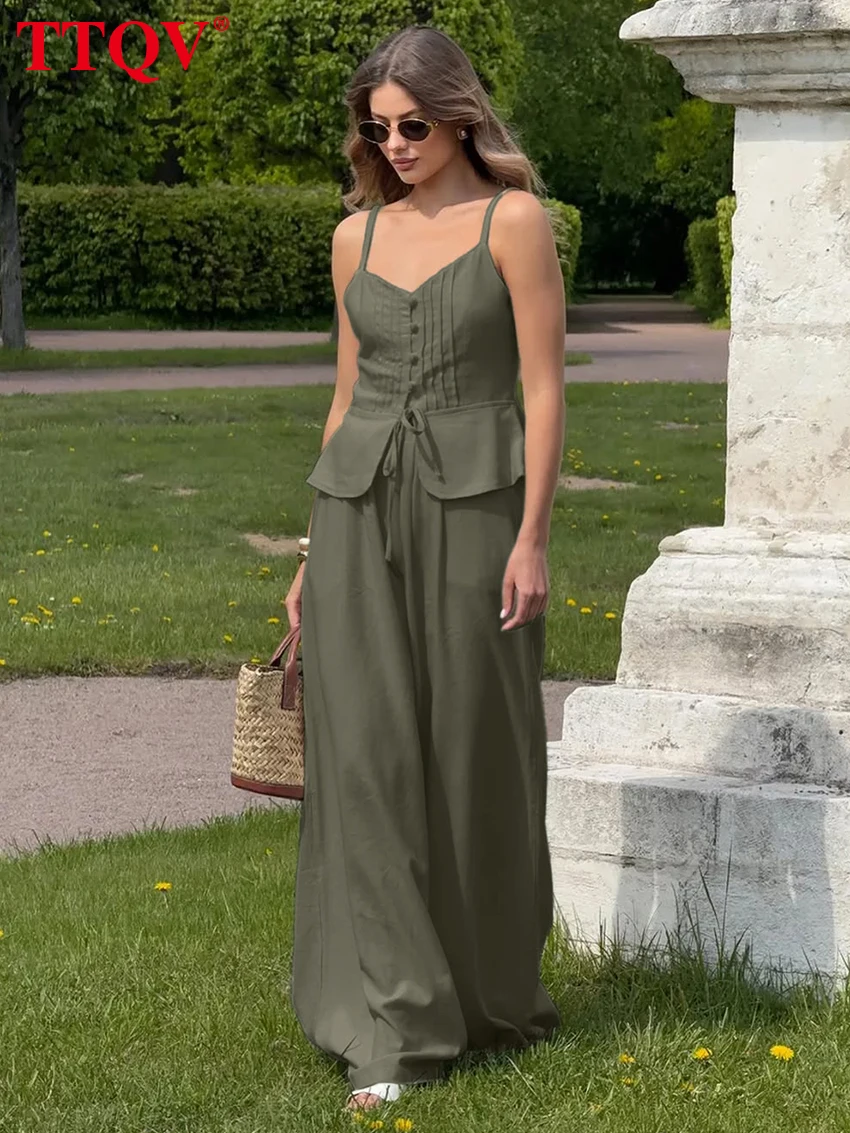 Thumbnail 3 - #60 Womens Wide Leg Pant Sets Deals & Discounts