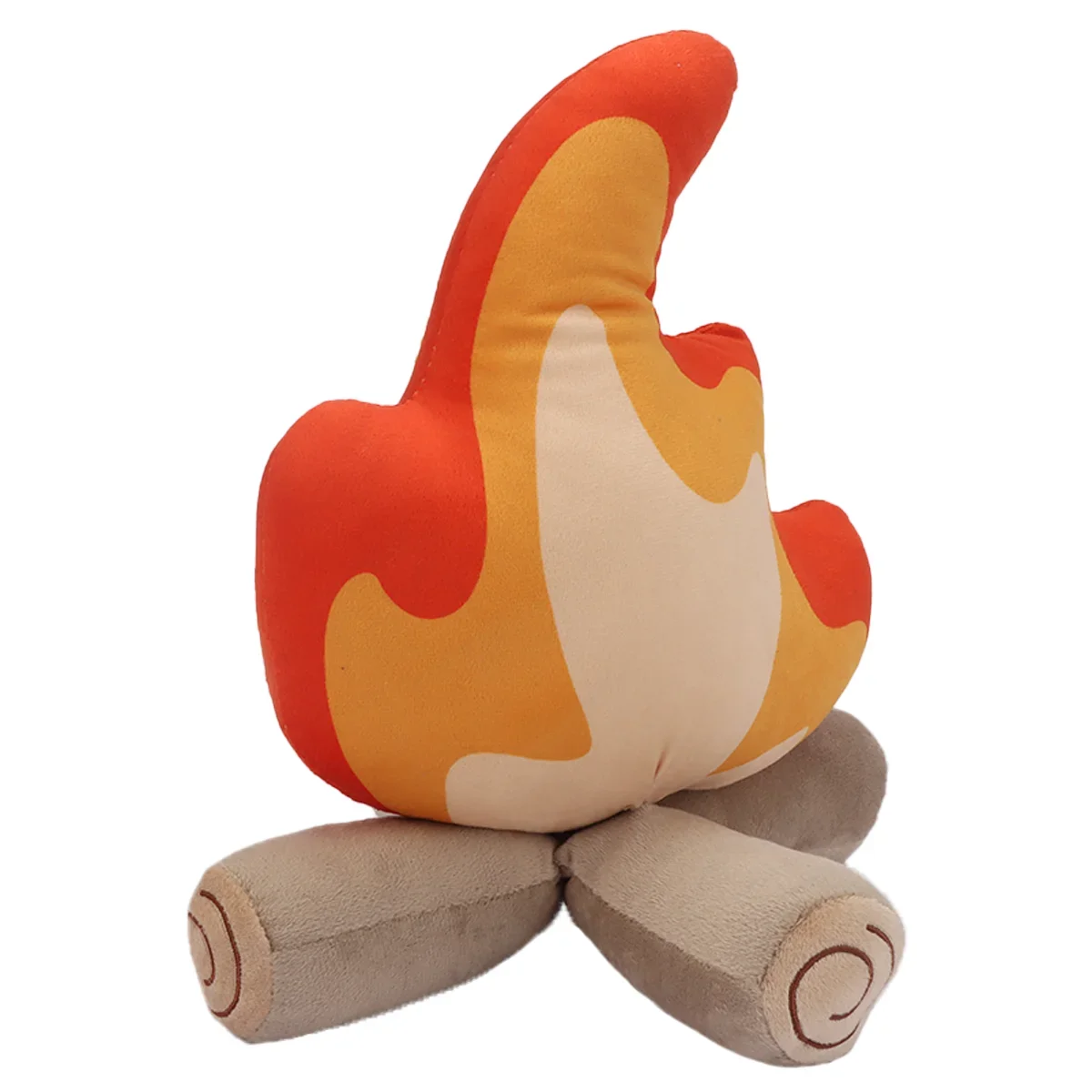 30cm Funny Simulation Bonfire Soft Stuffed Plush Toy Doll Fire Firewood Plush Pillow Outdoor Camping Room Decor Kids Gifts