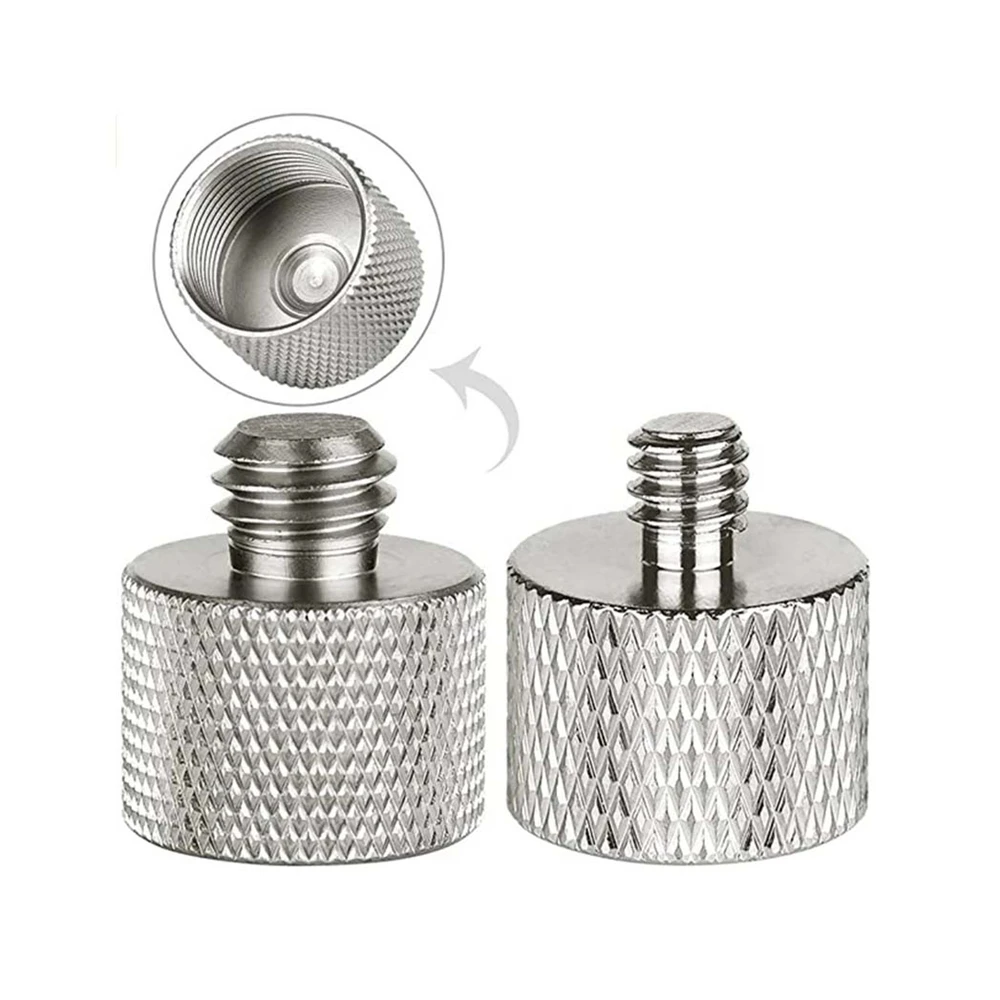 Female Thread Laser Level for Microphone Mounts Microphone Tripod Adapter Rangefinder Screws Mic Converter Mic Thread Adapter