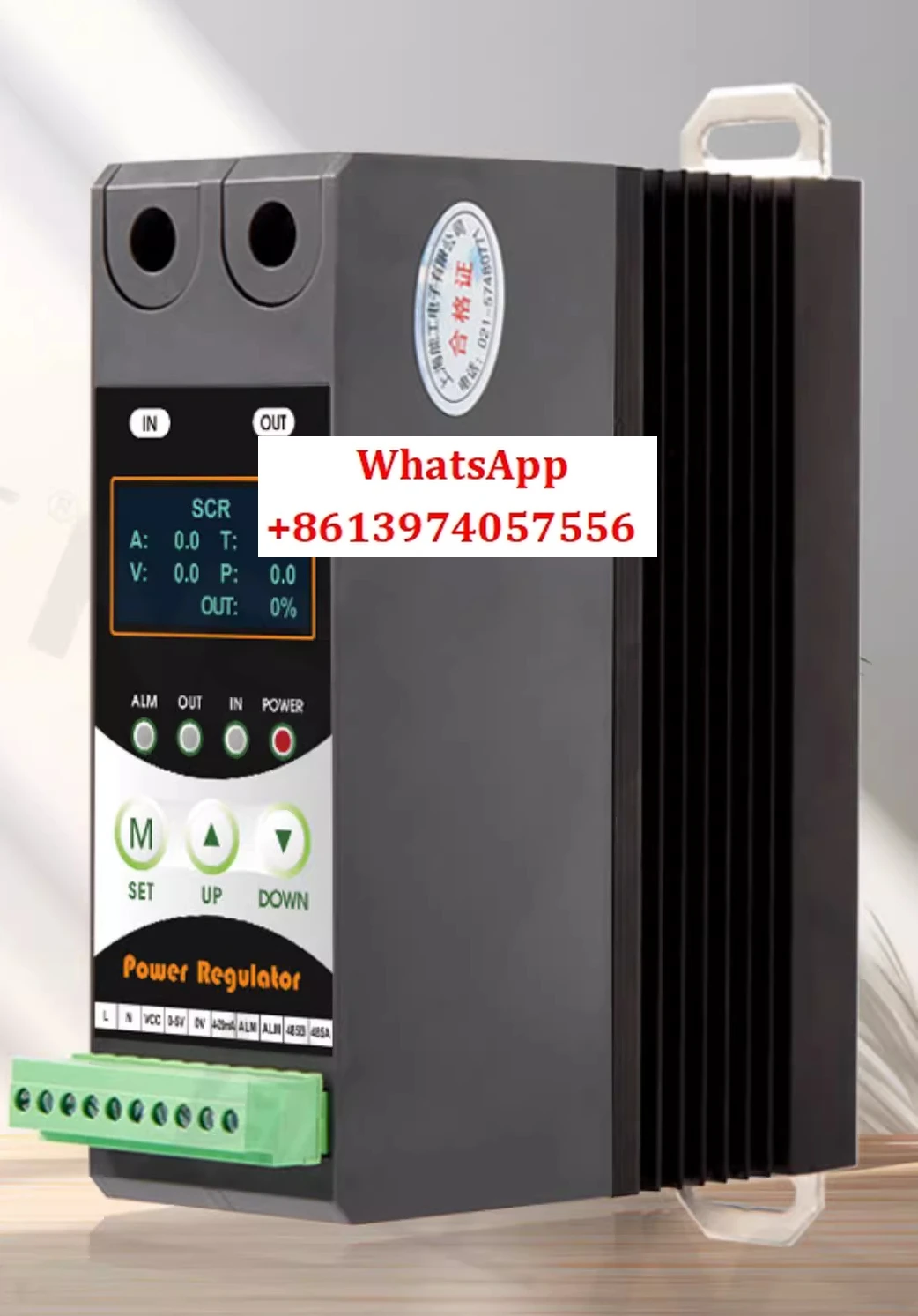 

Single phase power regulator thyristor 485 communication heating power control overcurrent and disconnection protection