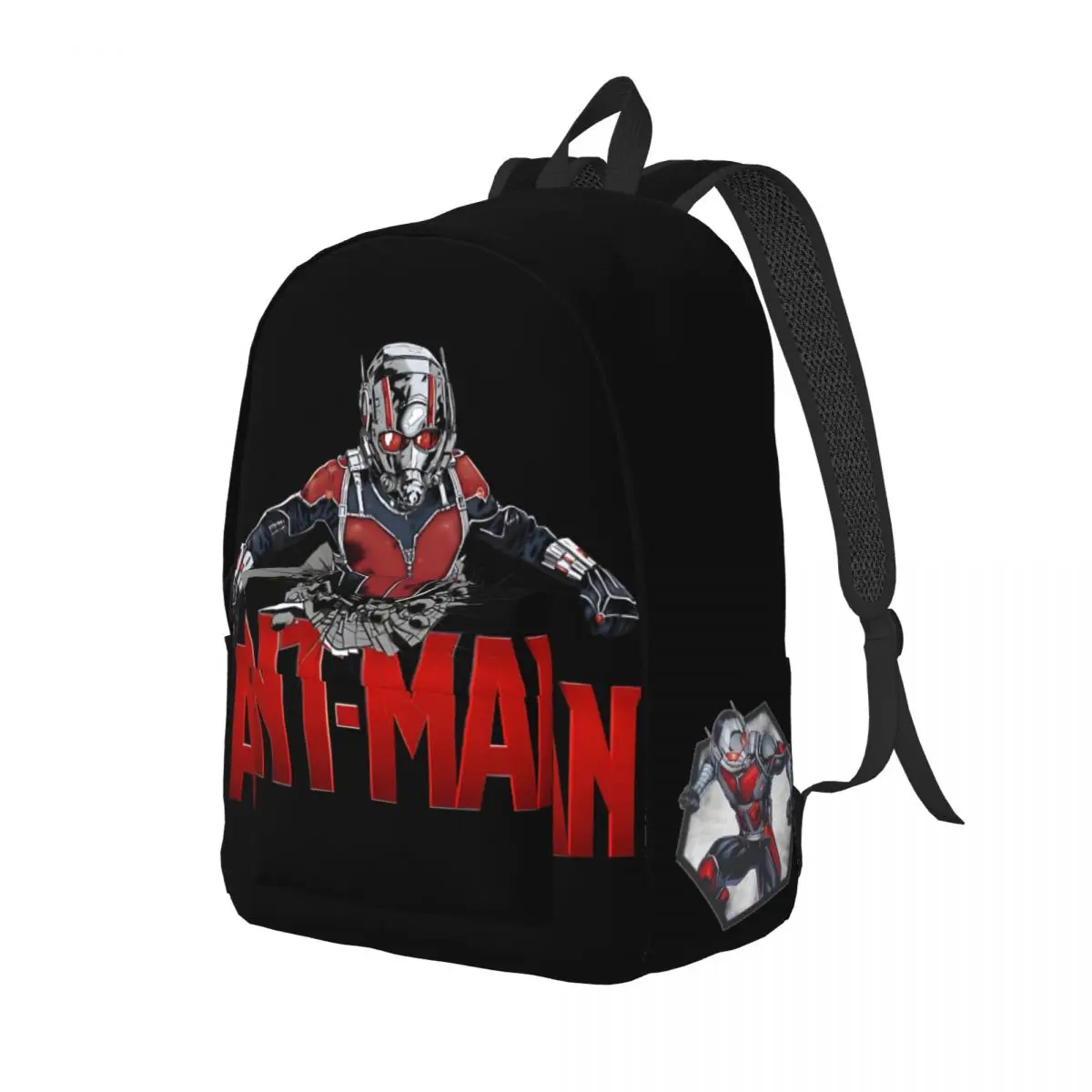 Hiking Marvel Limited Edition Zipper Closure Solid Ant-Man Laptop Bag Girl Boy Knapsack For Gifts