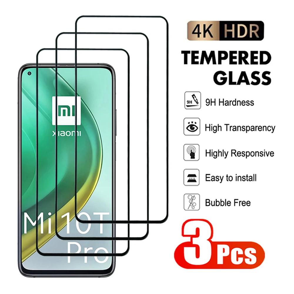 3Pcs Protective Glass For Xiaomi Mi 11 12 13 14 Pro Tempered Glass Xiaomi Mi 11X 11i 11T 12T 13T Lite Pro Screen Protector Film