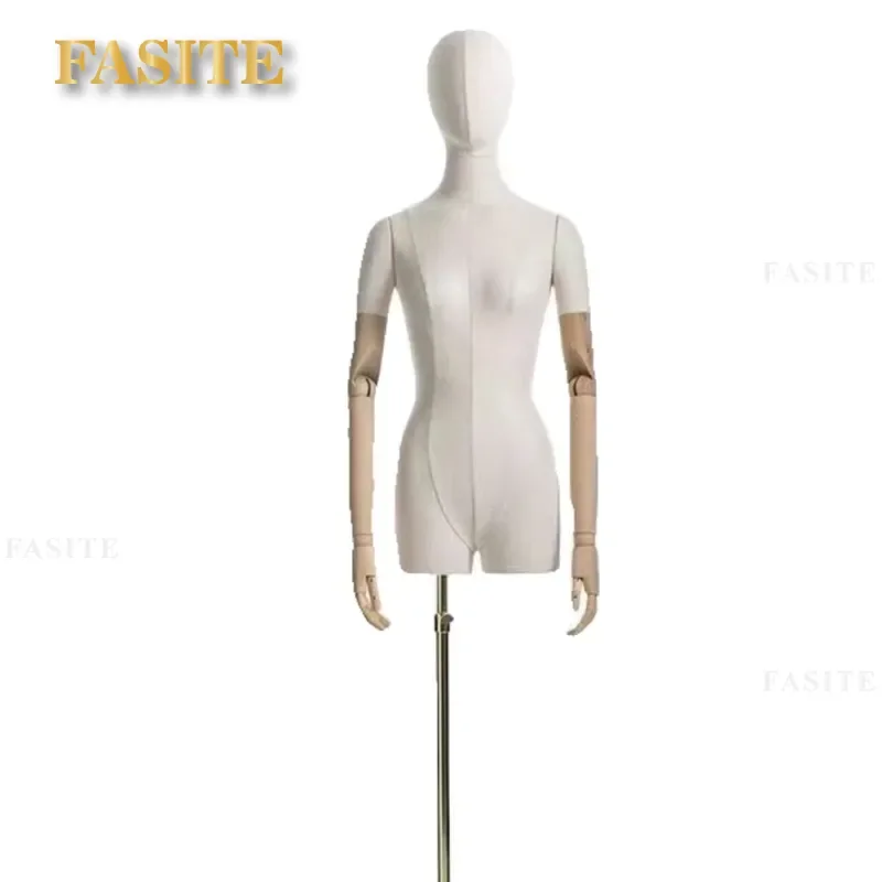 For Clothing Store Display Korean Style Women Half Body Mannequin Collarbone Window Dress Form Dummy Model Props Retail Shop