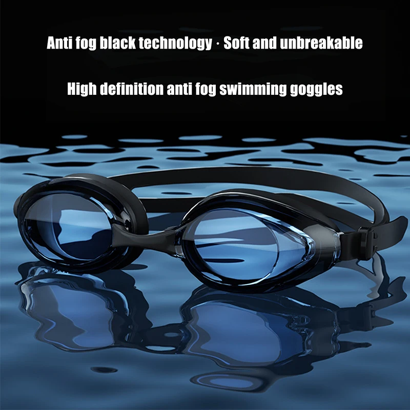 Professionelle Schwimmbrille für Erwachsene, wasserdicht, beschlagfrei, UV-Schutz, Schwimmbrille für Männer und Frauen, Jugend-Poolbrille