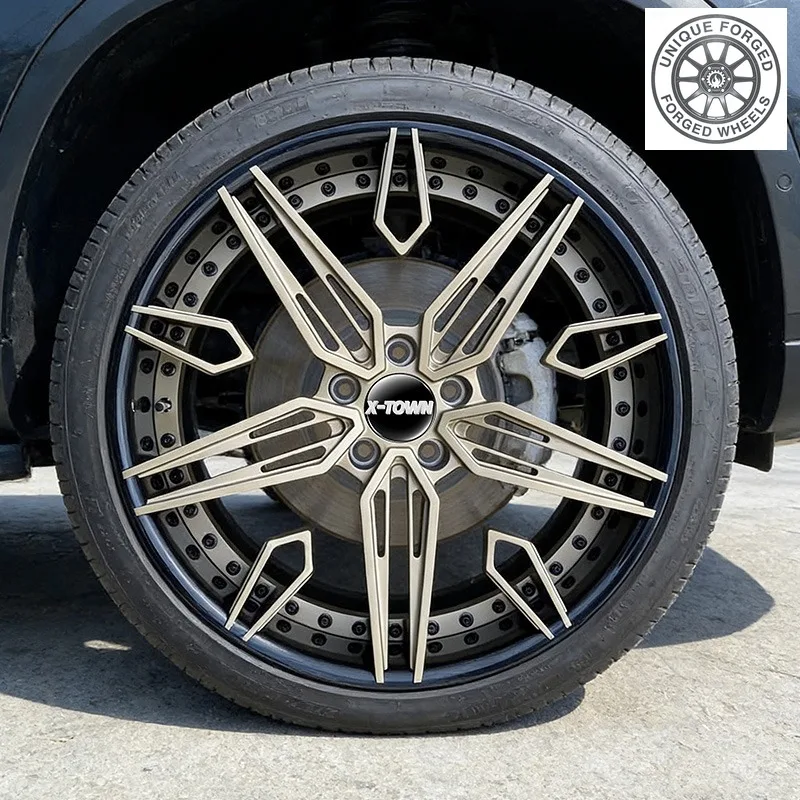 26 style 18 19 20 21 22 24 Inch 5X112 5X120 5X114.3 5X100 2‑piece Forged Wheels For BMW E30 E60 F30 M4 M5 M6 M7