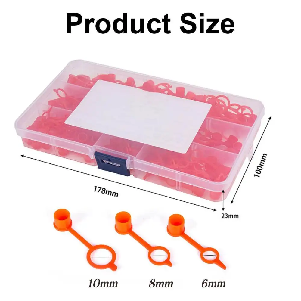 150 Universal Grease Fitting Cap Shield Kit For Industrial Automotive Machine Lubrication Point Dustproof Protection