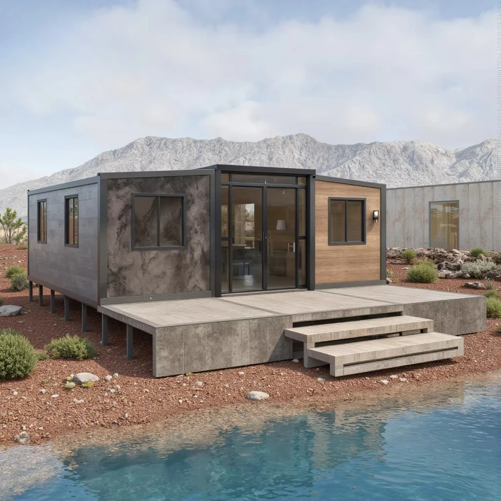 Ready to Ship Mobile Module Expandable Folding Tiny Home Container Cabin Houses for Sleeping Hotel and Shop