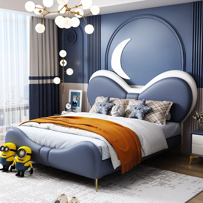 Children's Bed Girl Princess Bed Cute Small Apartment Light Luxury Simple Single