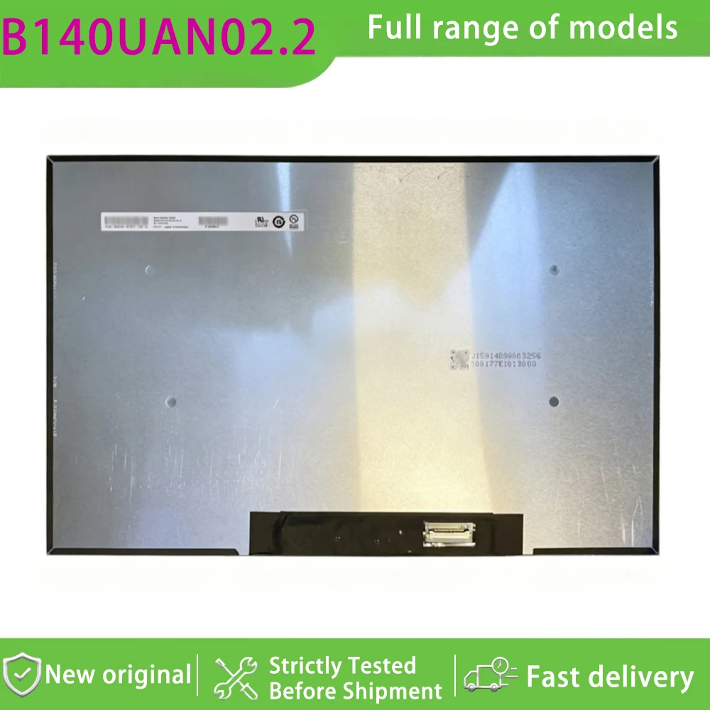 B140UAN02.2 14.0 Inch Wuxga 16 10 Aspect Ratio Ips Grade Lcd Display Panel Matte Non-touch  for Laptop Assembly Replacement