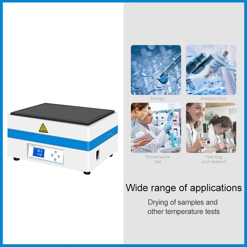 HUXI 600 * 400 mm Edelstahl-Heizplatte Graphitheizung 250-450 ℃   mit 220-V-Motorkernkomponente