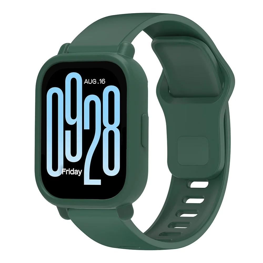 シリコン保護ケース Redmi Watch 5 アクティブ/ライト用プロテクターシェルフレームバンパーカバー