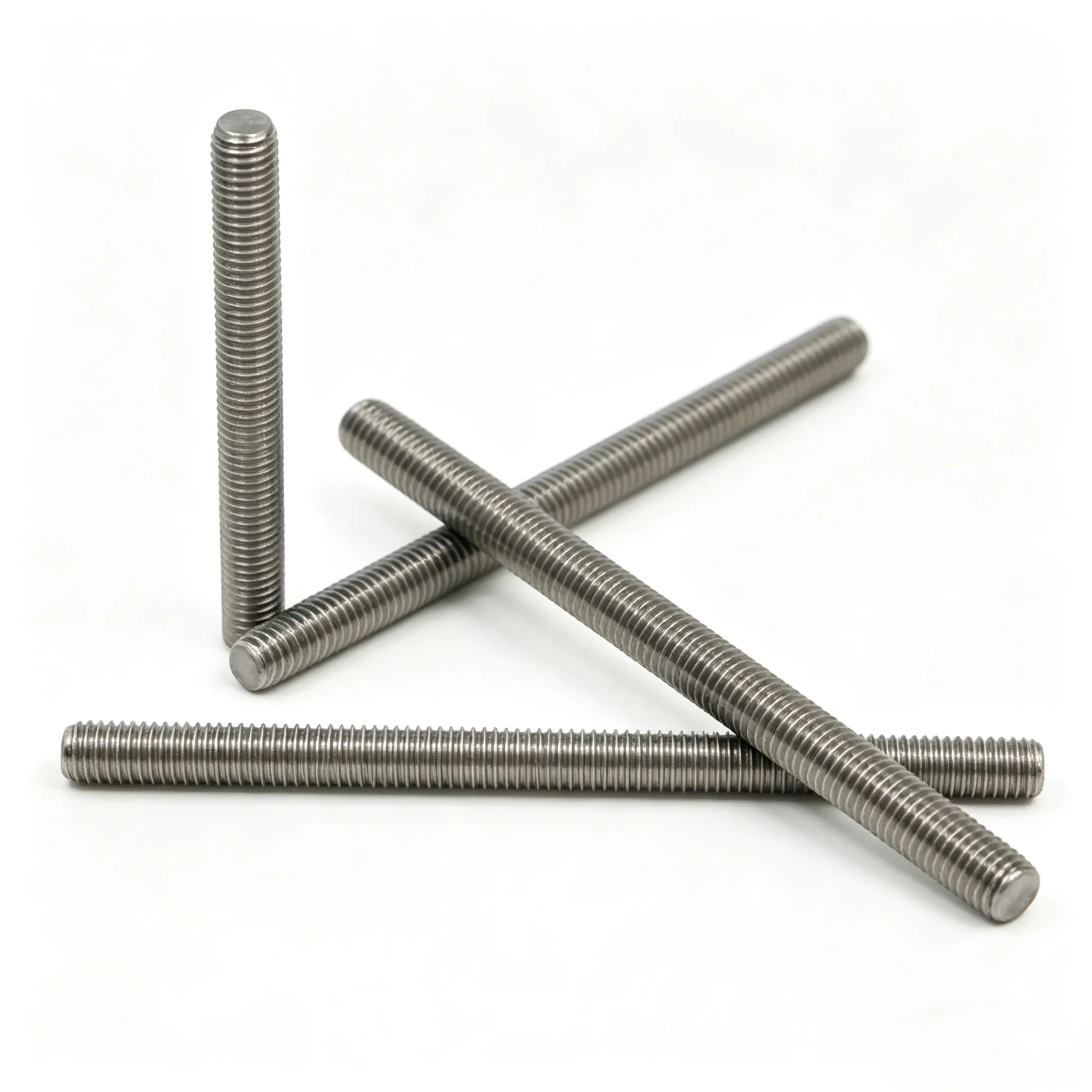 DIN975 304 Stainless Steel Threaded Studs M3 M4 M5 M6 Fully Threaded Rod  All Thread Screw Bar 16mm 20mm 30mm 50mm 100mm
