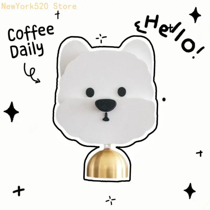 Lovely Puppy Hanging Accent Door Bells for Kitchen Fridge or Apartment Entry N84C