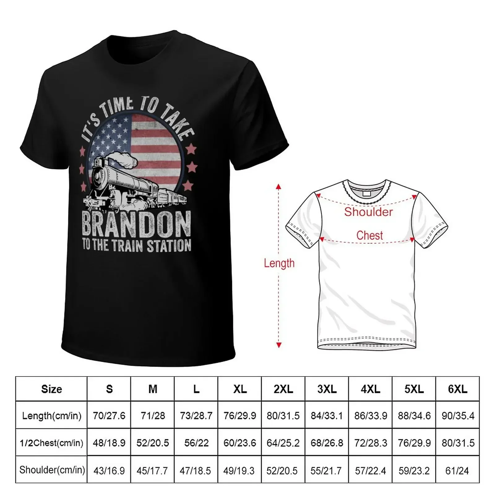 Its Time To Take Brandon To The Train Station T-Shirt cute clothes graphic t shirt vintage plus sizes slim fit t shirts for men