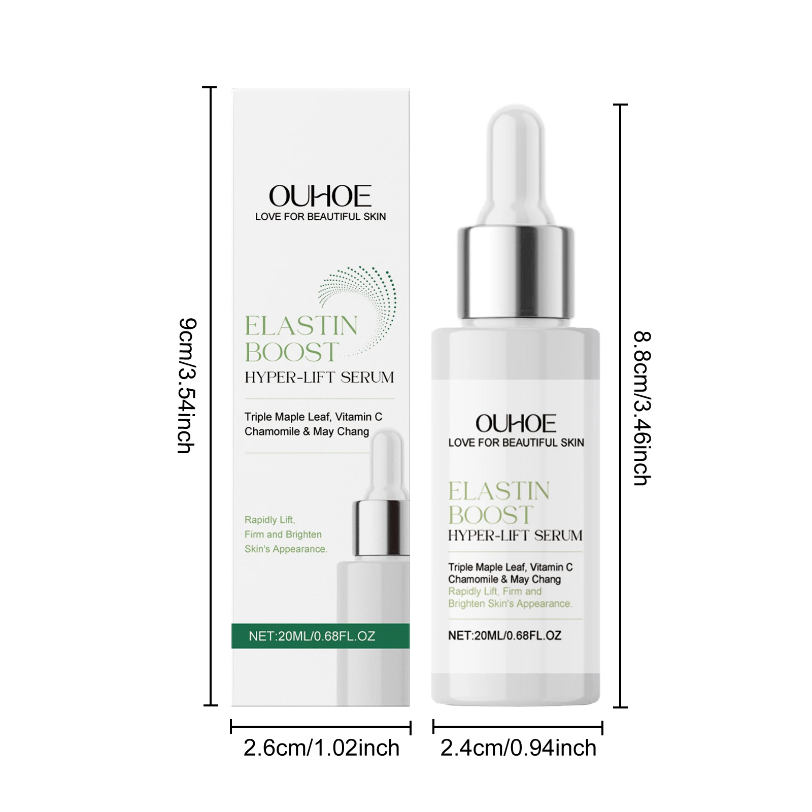 OUHOE Elastin - Rich Anti - Aging Serum - Boost Elasticity, Quick Absorption, All Skin Types Welcome