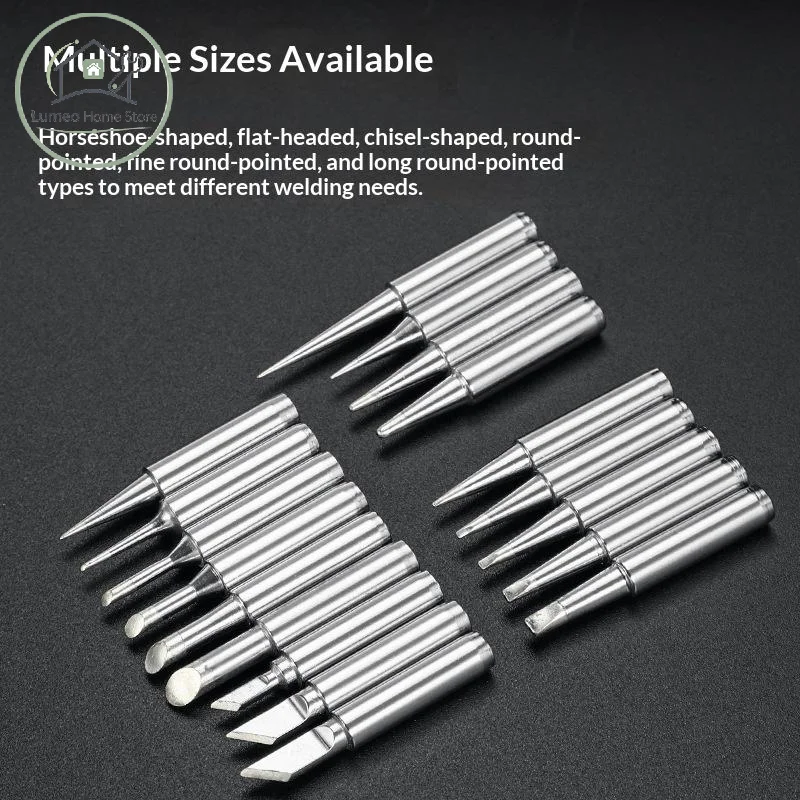 900M-T Soldering Iron Tips Set 5Pcs/10Pcs for Electric Iron Pure Copper Material for Precision DIY Projects