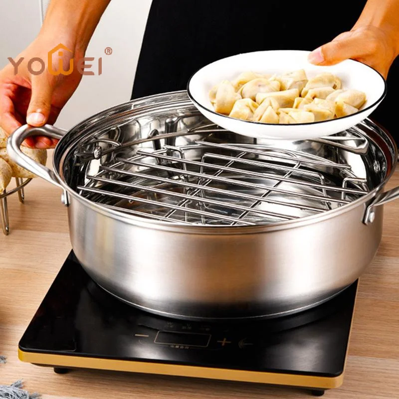 Latest Stainless Steel Cookware Steamer Rack Cooking Baking Pot Stand Airfryer Grill Food Accessories Kitchen Steaming Racks