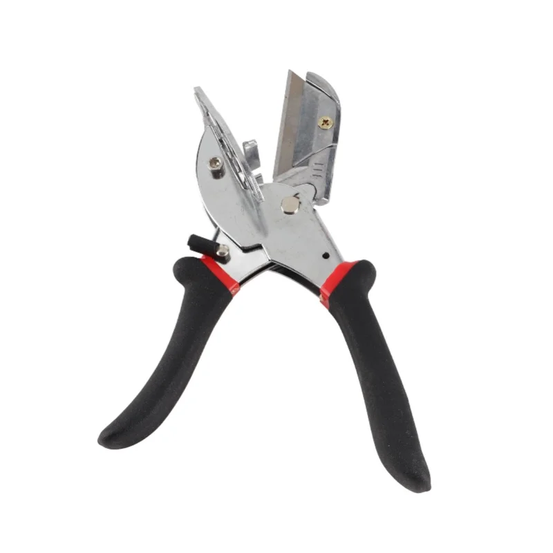 Multifunctional Angle Shear Cutter Non-Slip Black Handle Hand Tool For Cutting Thin Wood