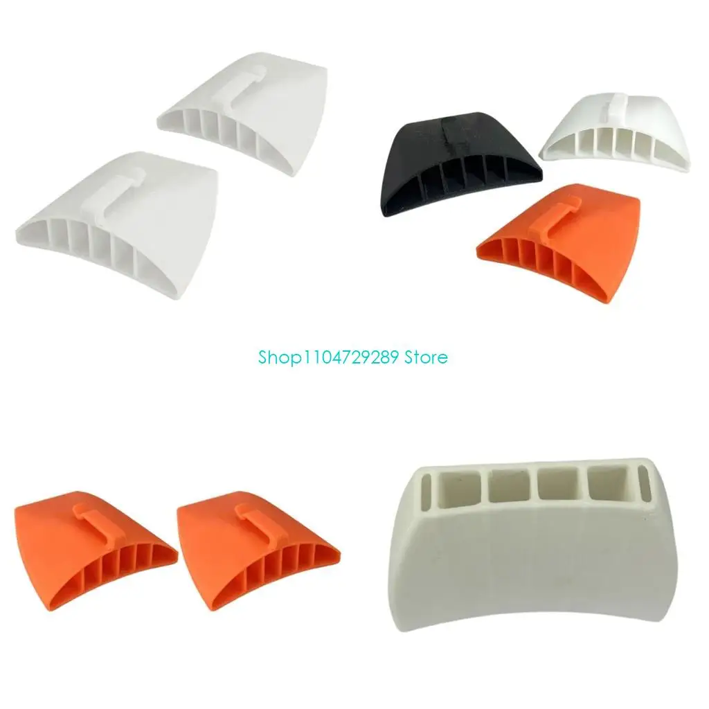 D8KE Warm Weather Cuff Opener Clips, 1 Pair 3D Printed Motorcycle Vent Accessories with Curved Channel for Warm Days