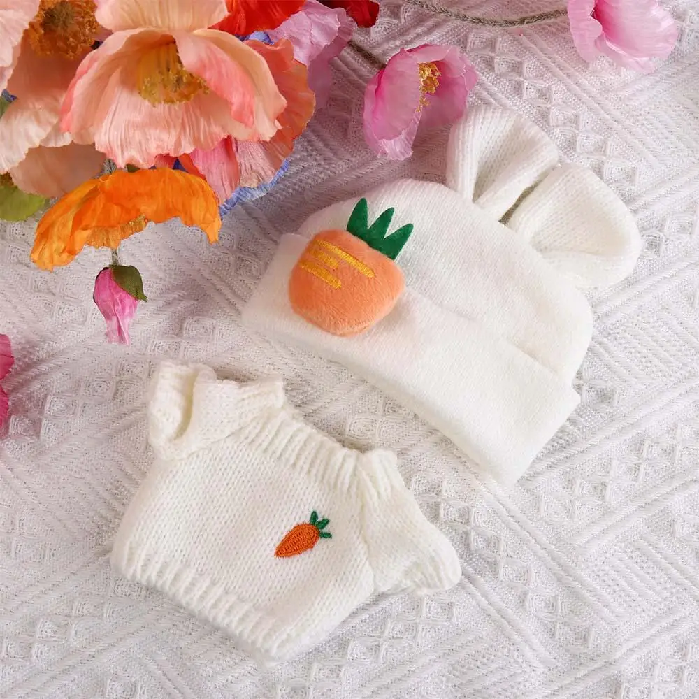

Carrot 20cm Cotton Doll Clothes Bear Mini Clothes Cotton Doll Costume Accessories Fashion Sweater 20cm Doll Clothes Girls
