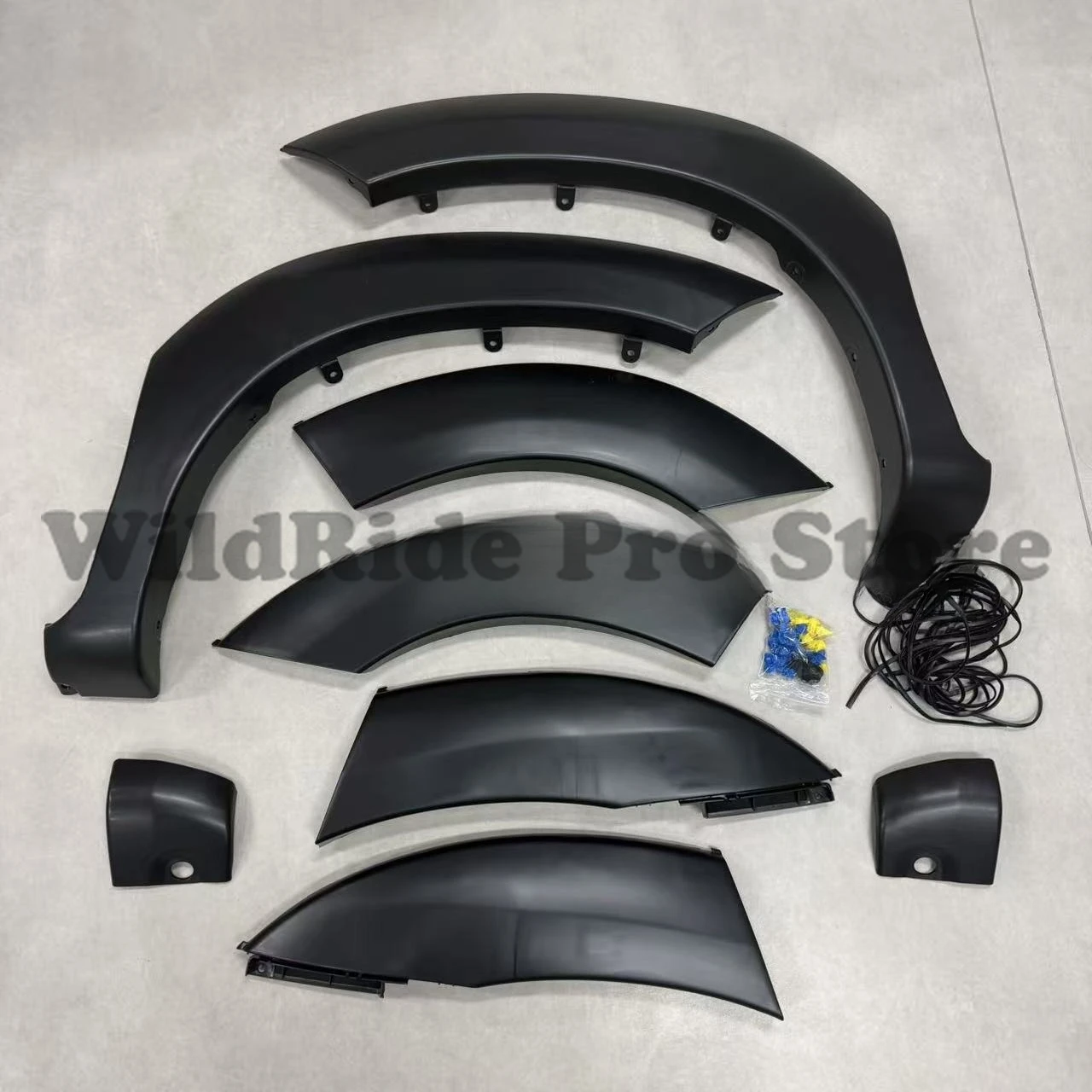 For Toyota Fortuner 2012 ABS Factory Style Fender Flares Heavy Duty Direct Fit Mudguards SUV Off-Road Wheel Arch Replacement 5