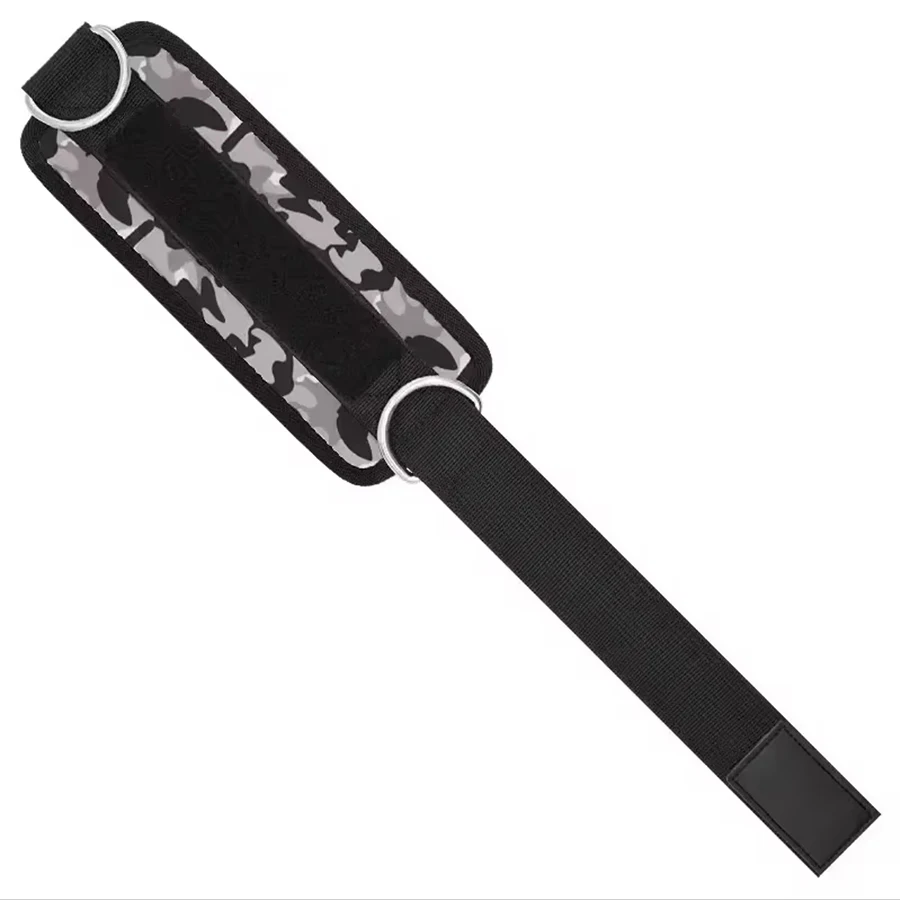 Punhos de pulso de tornozelo acolchoados ajustáveis, tiras acolchoadas, anel D, bututa, para máquina de cabo, ideais para exercícios de glúteos