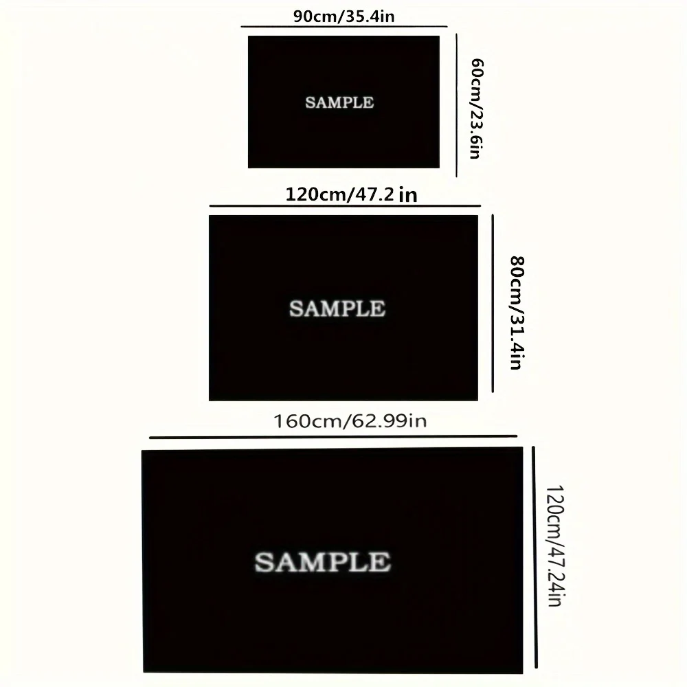 قطعة واحدة، سجادة منطقة بنمط الأزهار الحديثة، قابلة للغسل في الغسالة، مقاومة للبقع والغبار، غير قابلة للانزلاق، مقاومة للتعب الناعمة، من أجل Living Ro #6