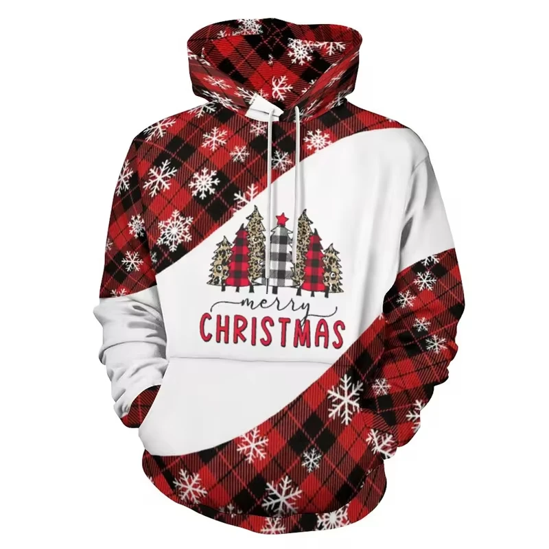 

Newest Christmas Men Clothes 3d Printed Men's Christmas hoodie Men's Pullover Long Sleeve Hooded Sweatshirt Men Winter Hoodie