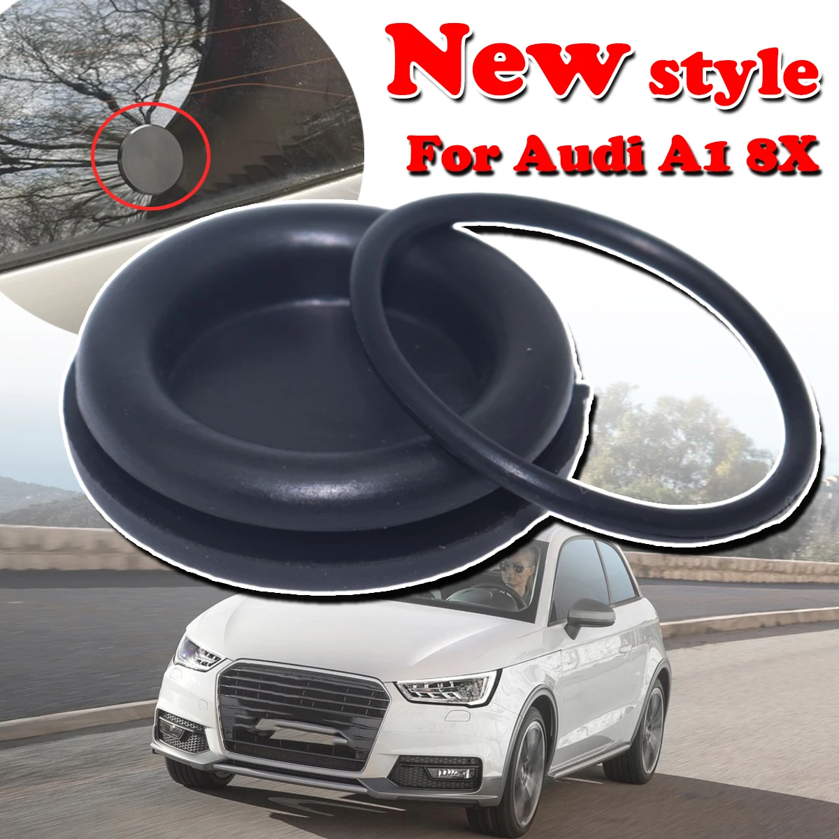 

Новый автомобильный рычаг заднего стеклоочистителя, рокер, удаление уплотнительного кольца для Audi A1 8X 2018-2012, резиновая втулка, заглушка, замена