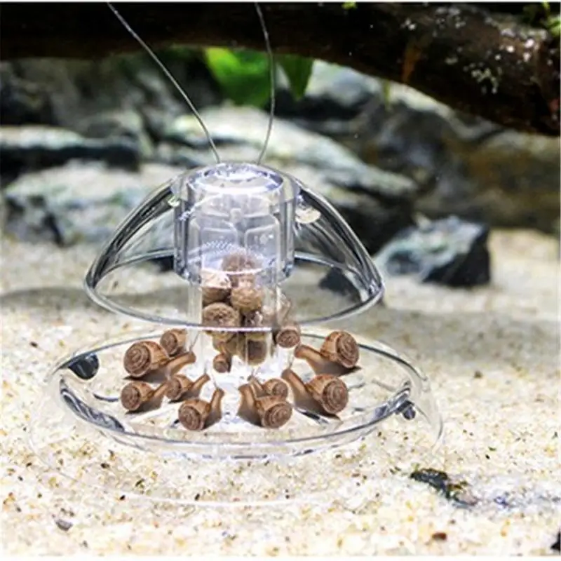 Plastic Snail Trap Catcher for Aquarium Leech & Planaria Control Eco-Friendly Snail Catch Box Aquarium Cleaning Accessories