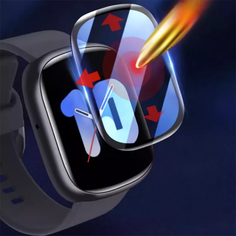 Película protectora transparente de borde suave curvado 3D, cubierta completa para reloj inteligente Honor 4, Protector de pantalla, Accesorios inteligentes Watch4