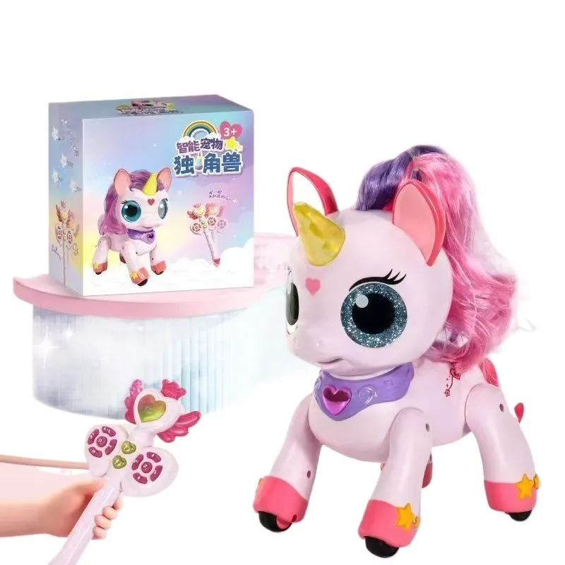 

Year of the Horse New Children's Remote Control Unicorn Dream Magic Wand Pet Horse Gravity Remote Control Induction