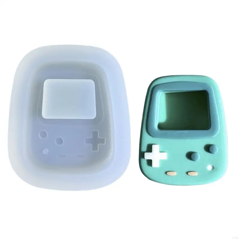 

R3MC Shiny Glossy Geometry Pedometer Ornament Silicone Epoxy Resin Mold DIY Keychain