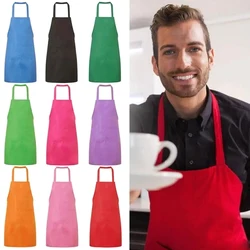 New Fashion Kitchen Aprons For Woman Men Chef Work Apron For Grill Restaurant Bar Shop Cafes Beauty Nails Studios Uniform