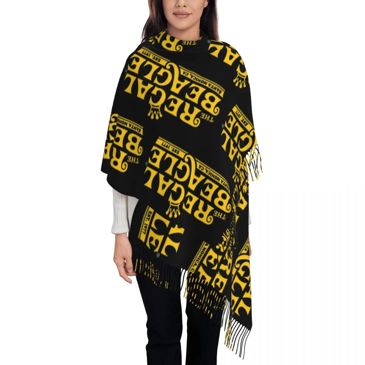 Best Seller The Regal Beagle Scarf Tassel Scarves for Women Soft Warm Shawls and Wraps Long Fall Winter Shawl WrapBest Seller!