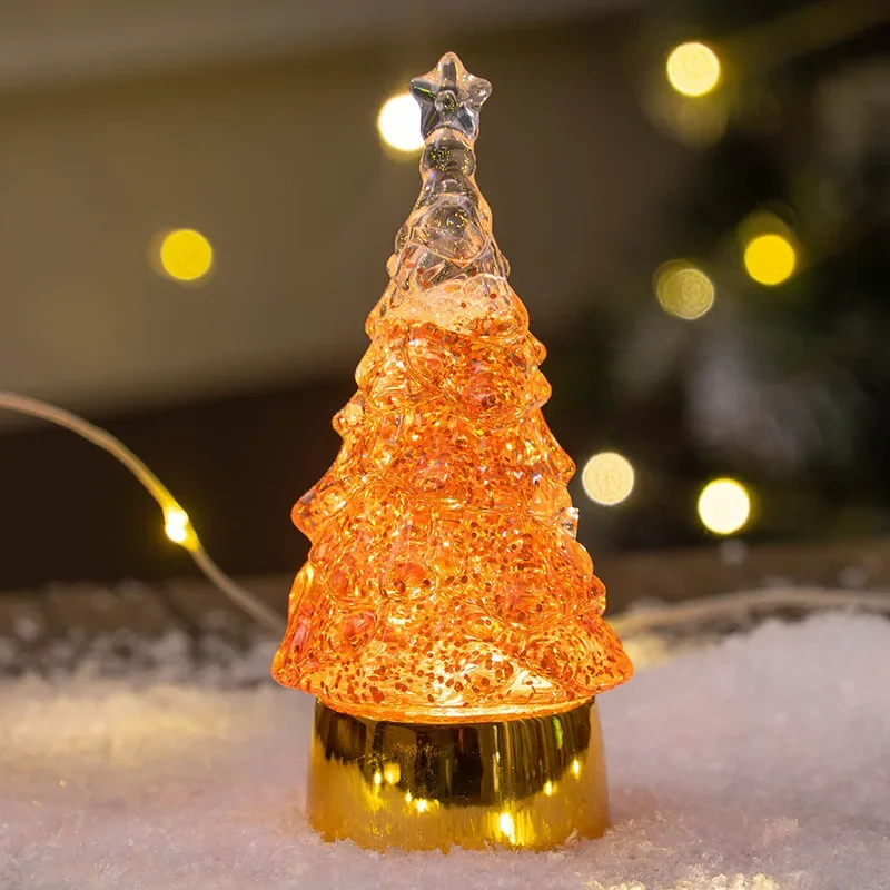 Christmas Tree Fireplace Outdoor Yard Decoration Small Christmas LED Lights Battery Powered Waterproof for Indoor Bedroom