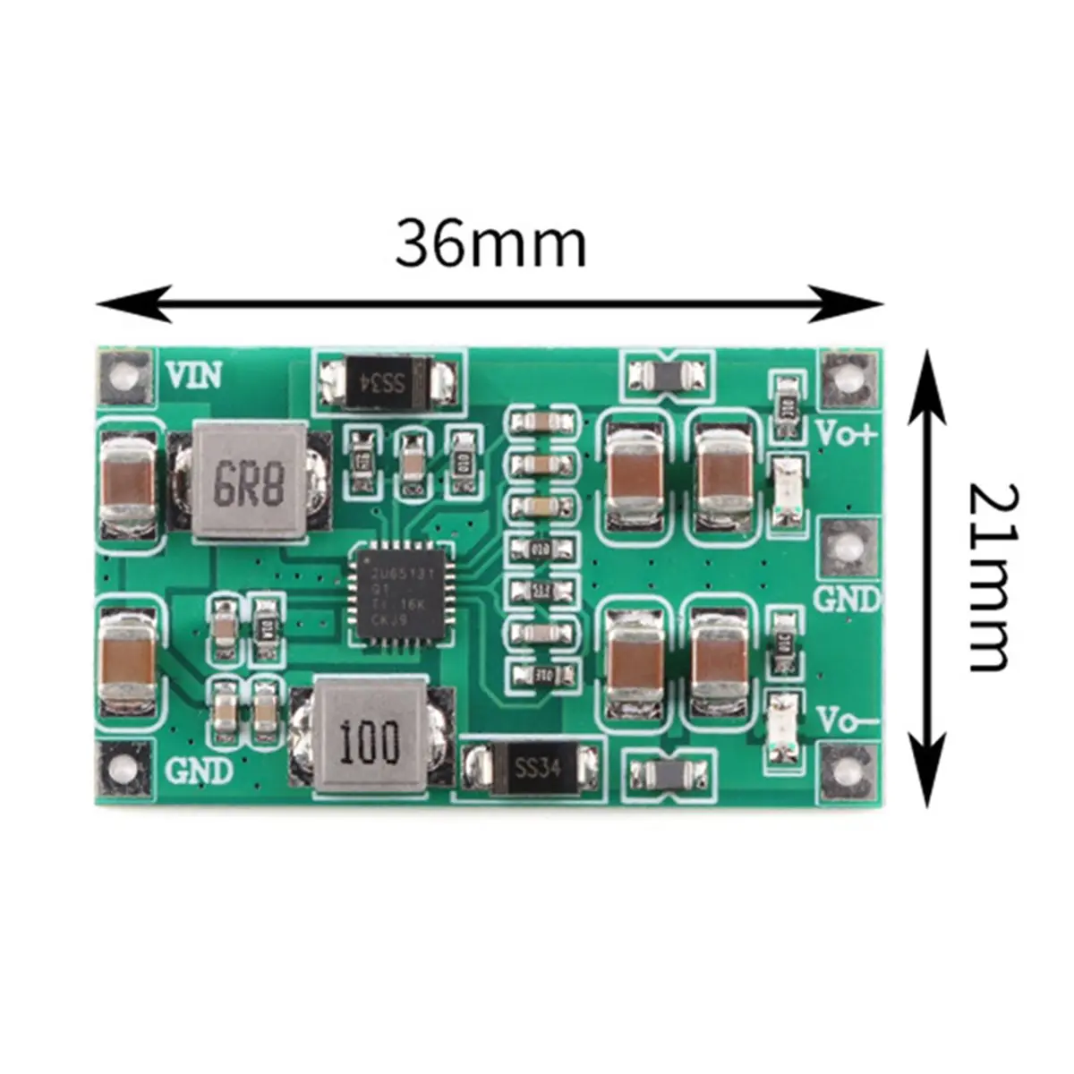 [DTC4]TPS65131 Module DC-DC Boost Dual Power Supply Positive and Negative Power Supply Single Power Supply to Dual Power ±15V