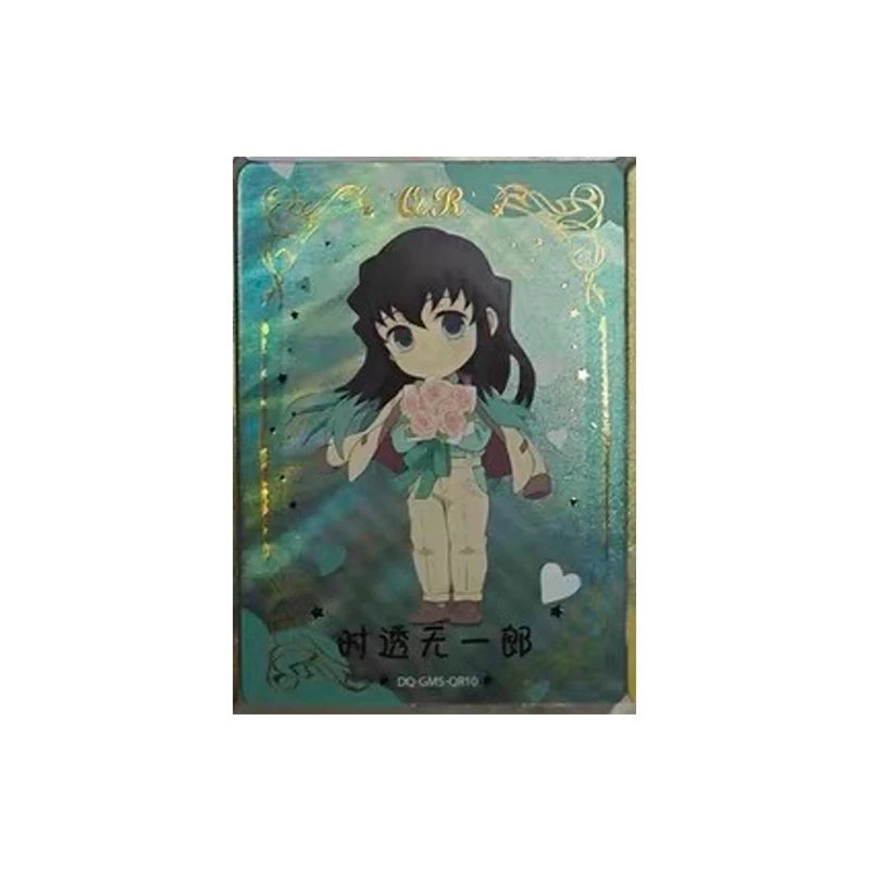 Douqu 5 Anime Demon Slayer QR Kaarten Kanroji Mitsuri Tsuyuri Kanawo Collectie Kaarten Kerst Verjaardagscadeautjes Kinderspeelgoed