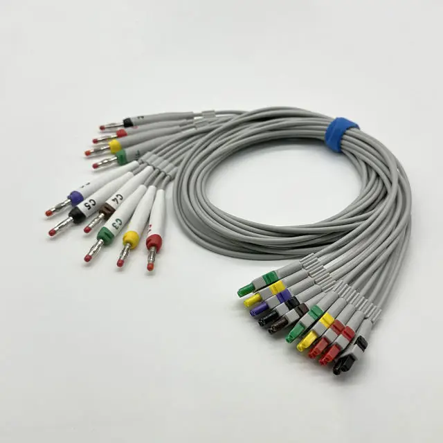 2104724-002 GE Leadwire Set 10-Lead Banana IEC