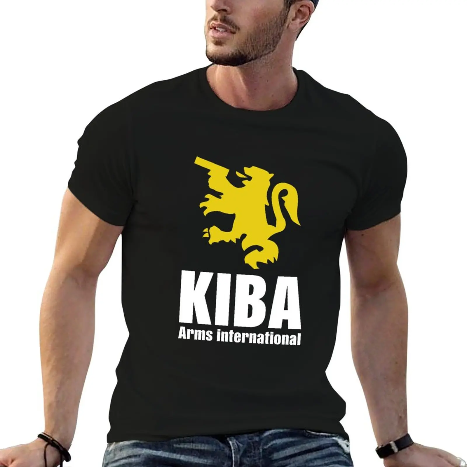 

tshirt - men t shirts Tarkov KIBA Escape g for man from anime T-Shirt