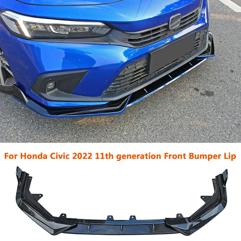 

Automotive Front Shovel Lip Spoiler For Honda Civic 2022 11th generation Front Bumper Splitter Diffuser Exterior Decoration