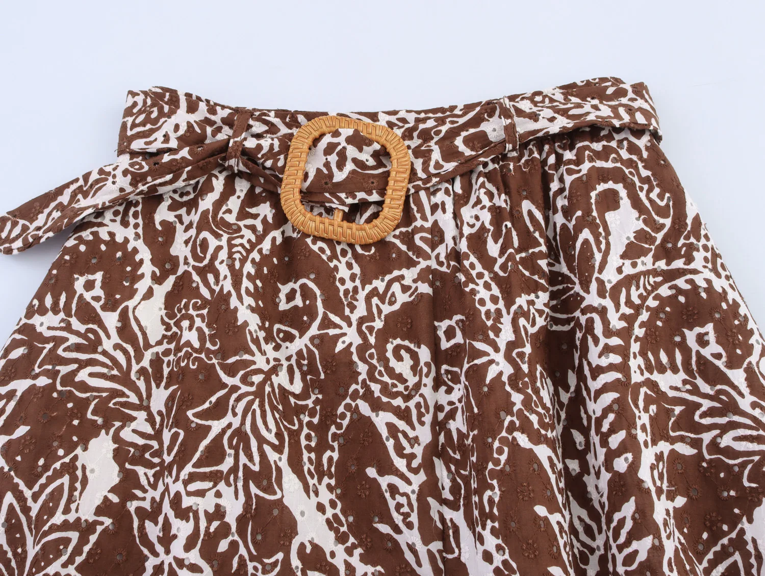 BWQ dames sexy backless holle borduurriem hangende halskraag top vest temperament zomer nieuwe halve rok