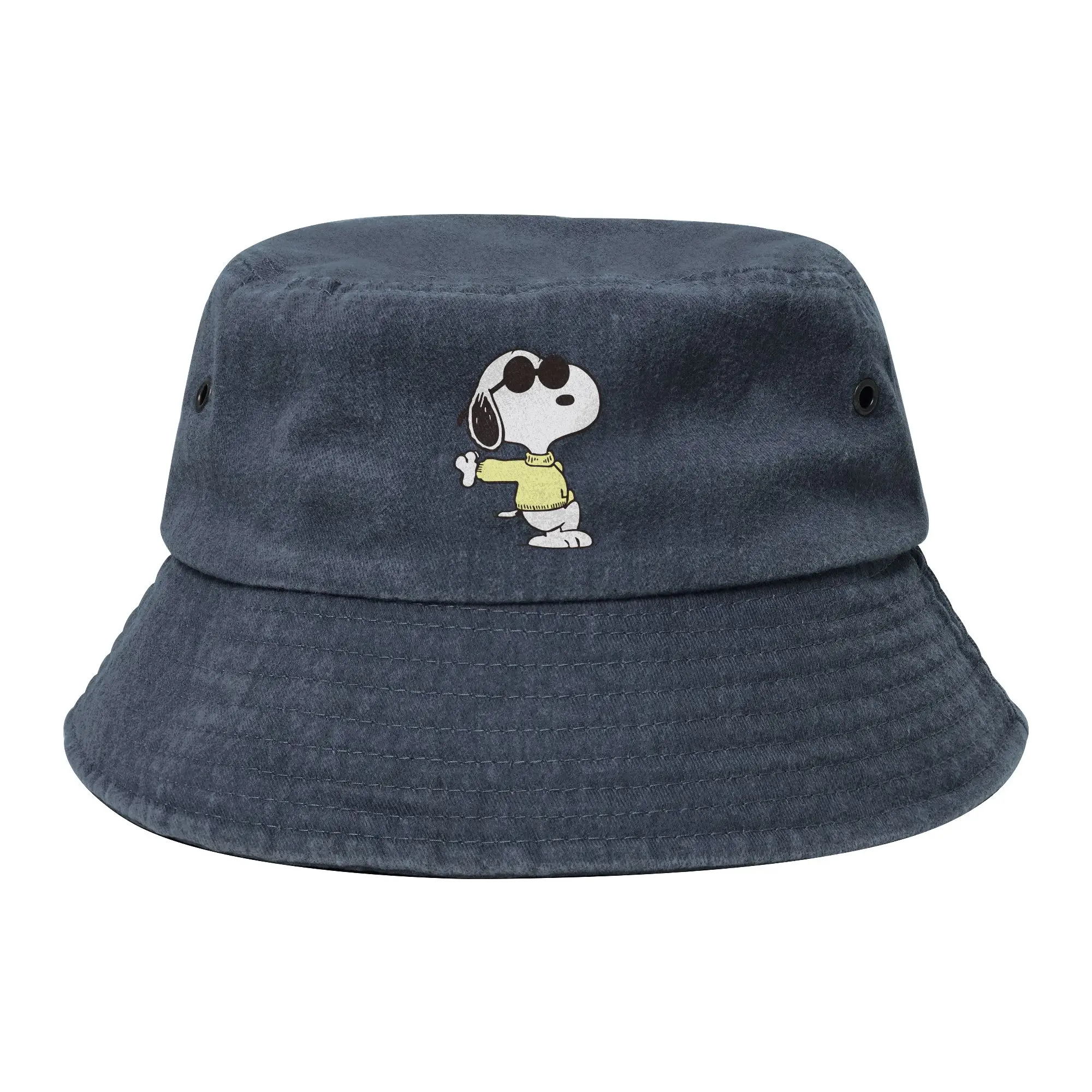 Street Peanuts Cartoon Snoopys Joe Coole Fischerhüte für Damen, faltbare Outdoor-Anglermützen, Frühlings-Picknick-Kopfbedeckung