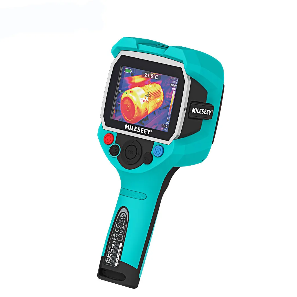 شاشة LCD مقاس 120*90 مقاس 3.5 بوصة فحص سباكة -20 ℃ ~400 ℃   كاميرا حرارية صناعية تعمل بالأشعة تحت الحمراء