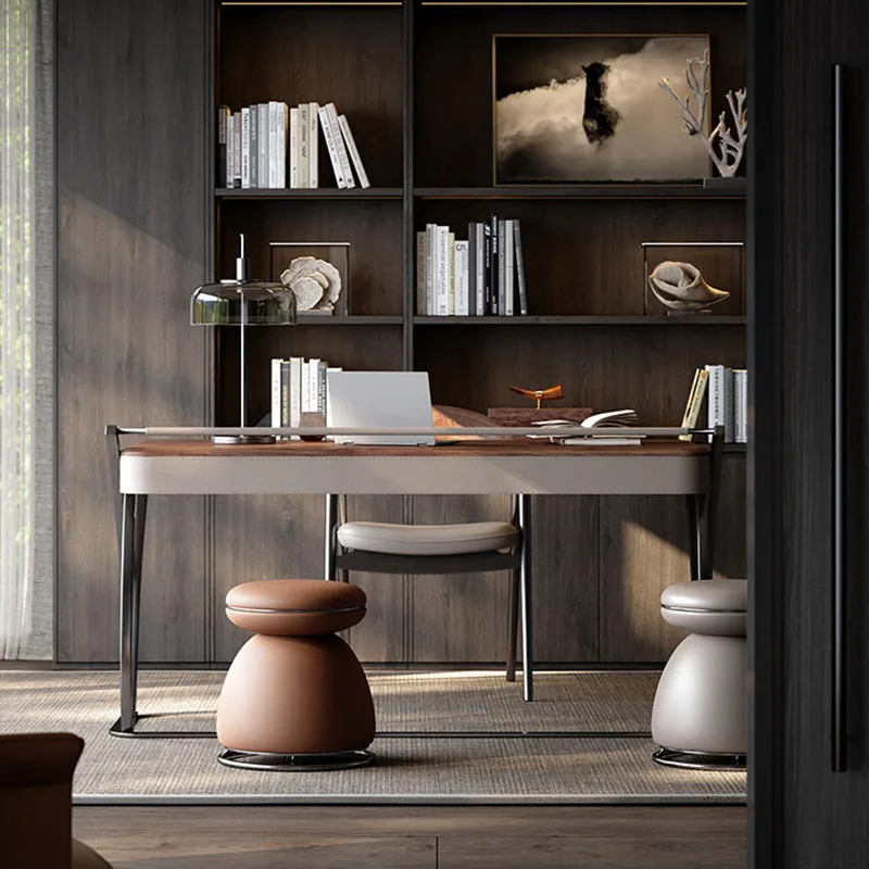 Minimalist Computer Office Desk Aesthetic Executive Reception Office Desk Crafts Decoration Escritorio Oficina Trendy Furniture