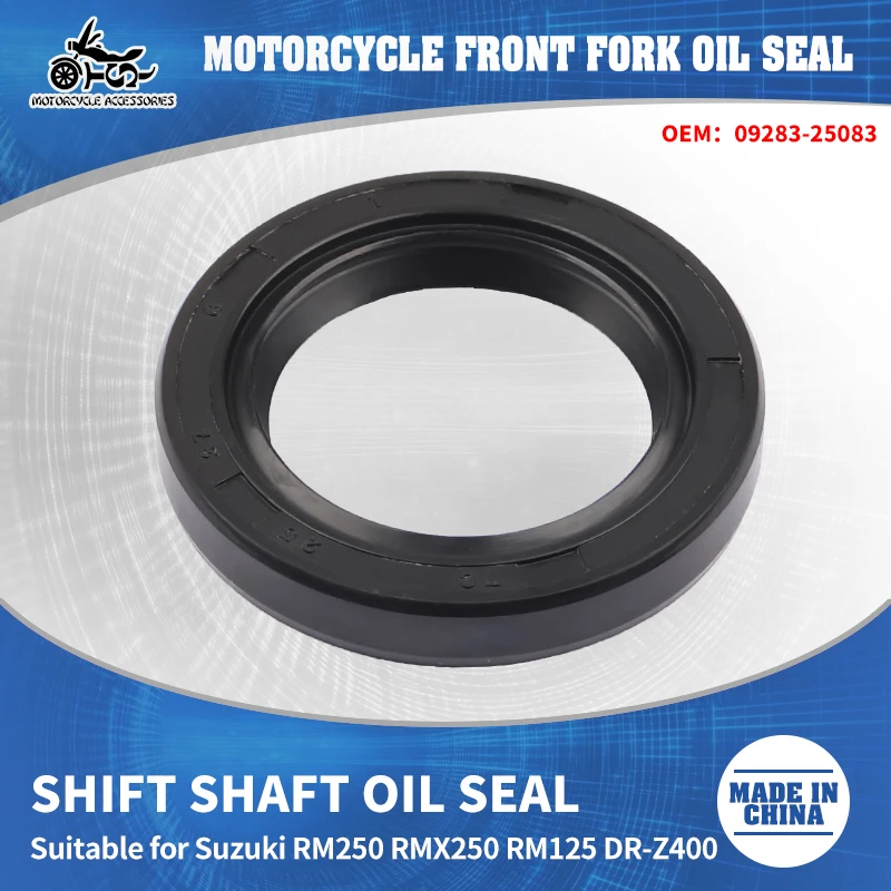 

SJ 09283-25083 Motorcycle Acccessories TC Dust Seal For Suzuki RM250 RMX250 RM125 DR-Z400 Front Fork Suspension Oil Dust Wiper