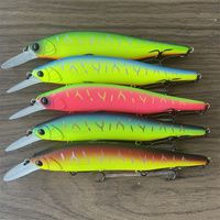 5PCS 115SP Suspend Minnow Jerkbait 115mm 17.2g AURORA Tungsten Weight System Artificial Hard Bait Professional Fishing Lure
